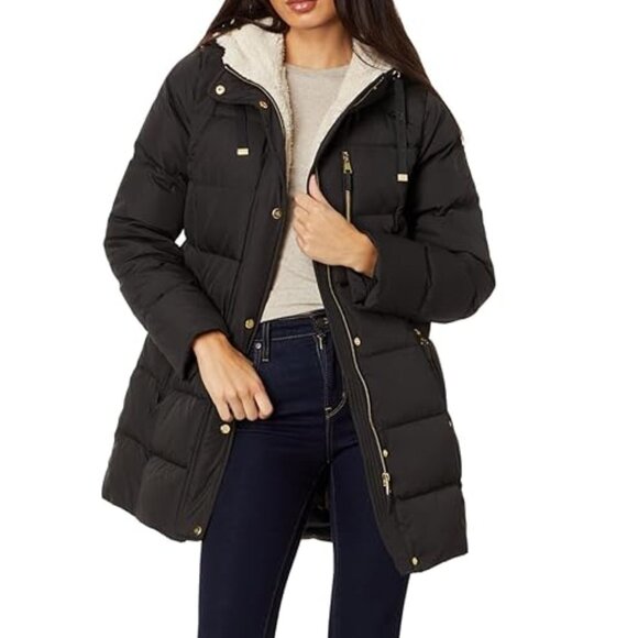 NWT Lauren Ralph Lauren Down coat in black